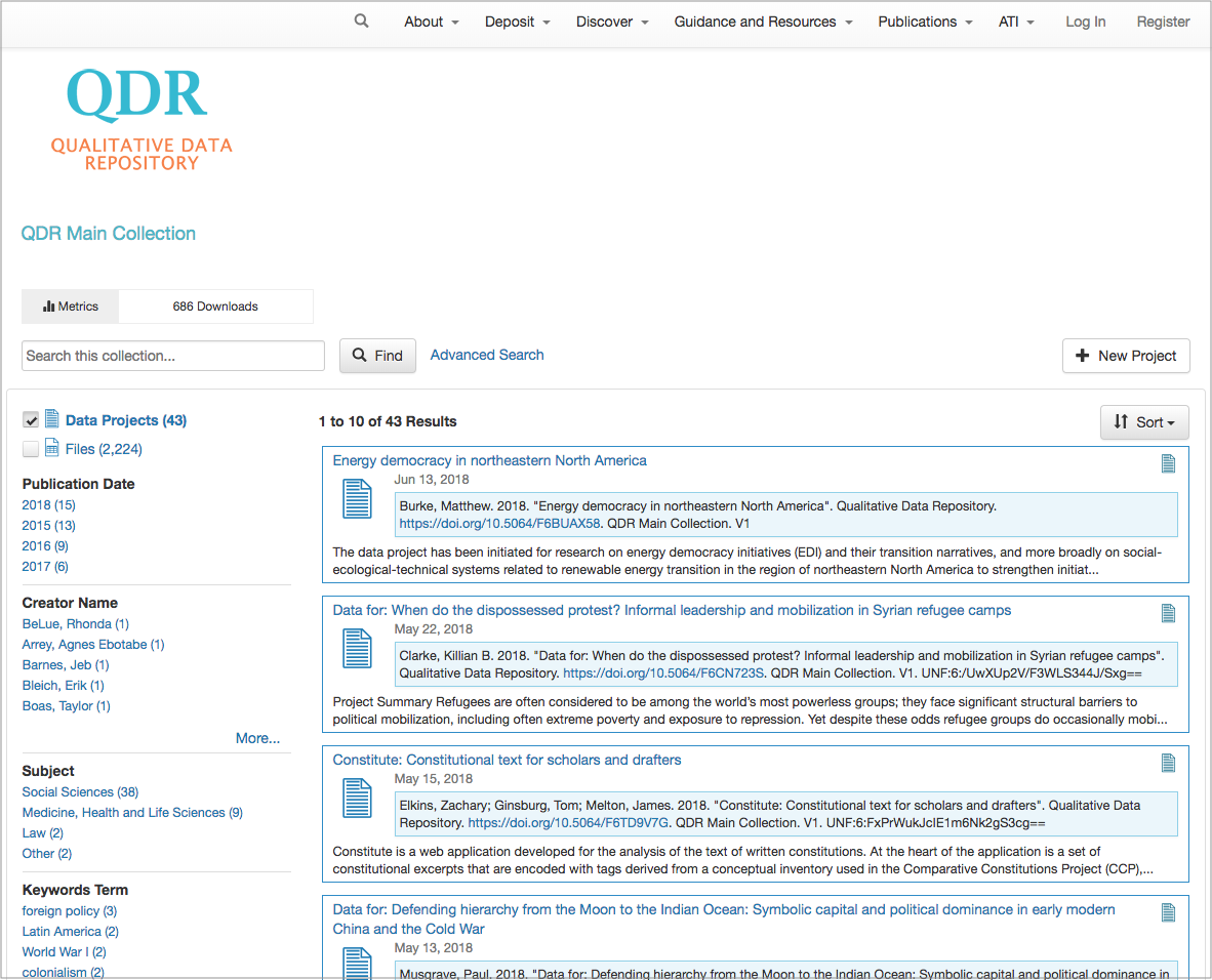 Query Detailed Report Rave QDR Launches Dataverse Repository: Propelling Qualitative and Multi ...