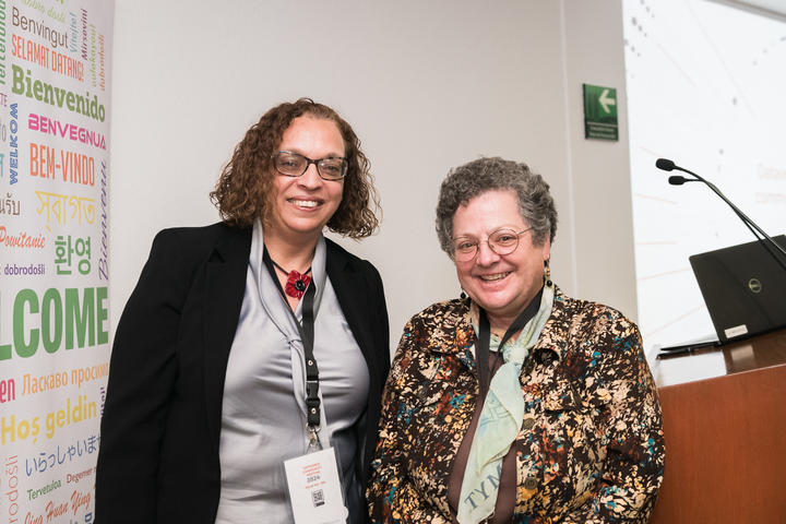 photos of the two keynote speakers